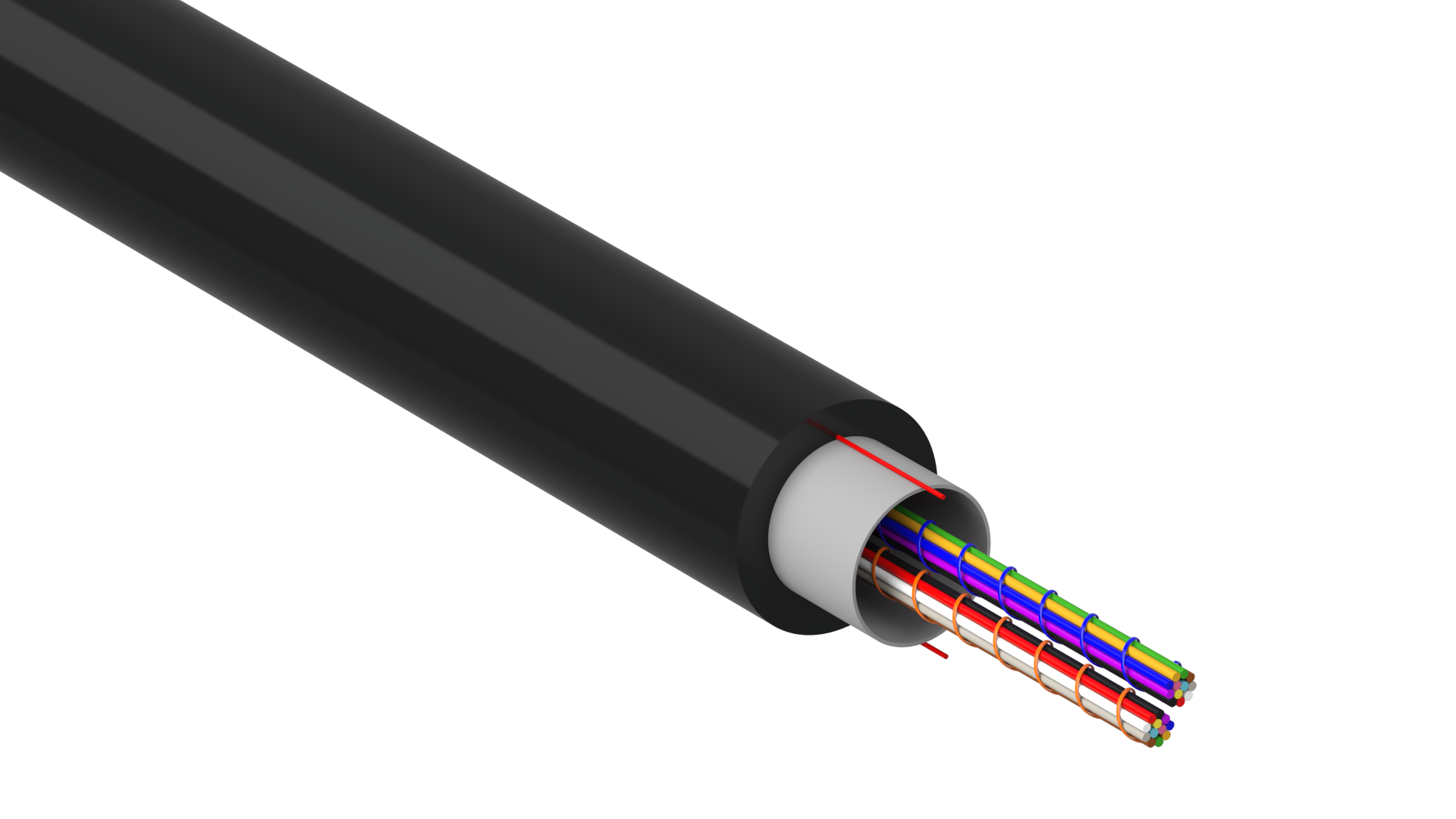 144F, IBR, Dielectric - Fiber Cables - Telecom Equipment