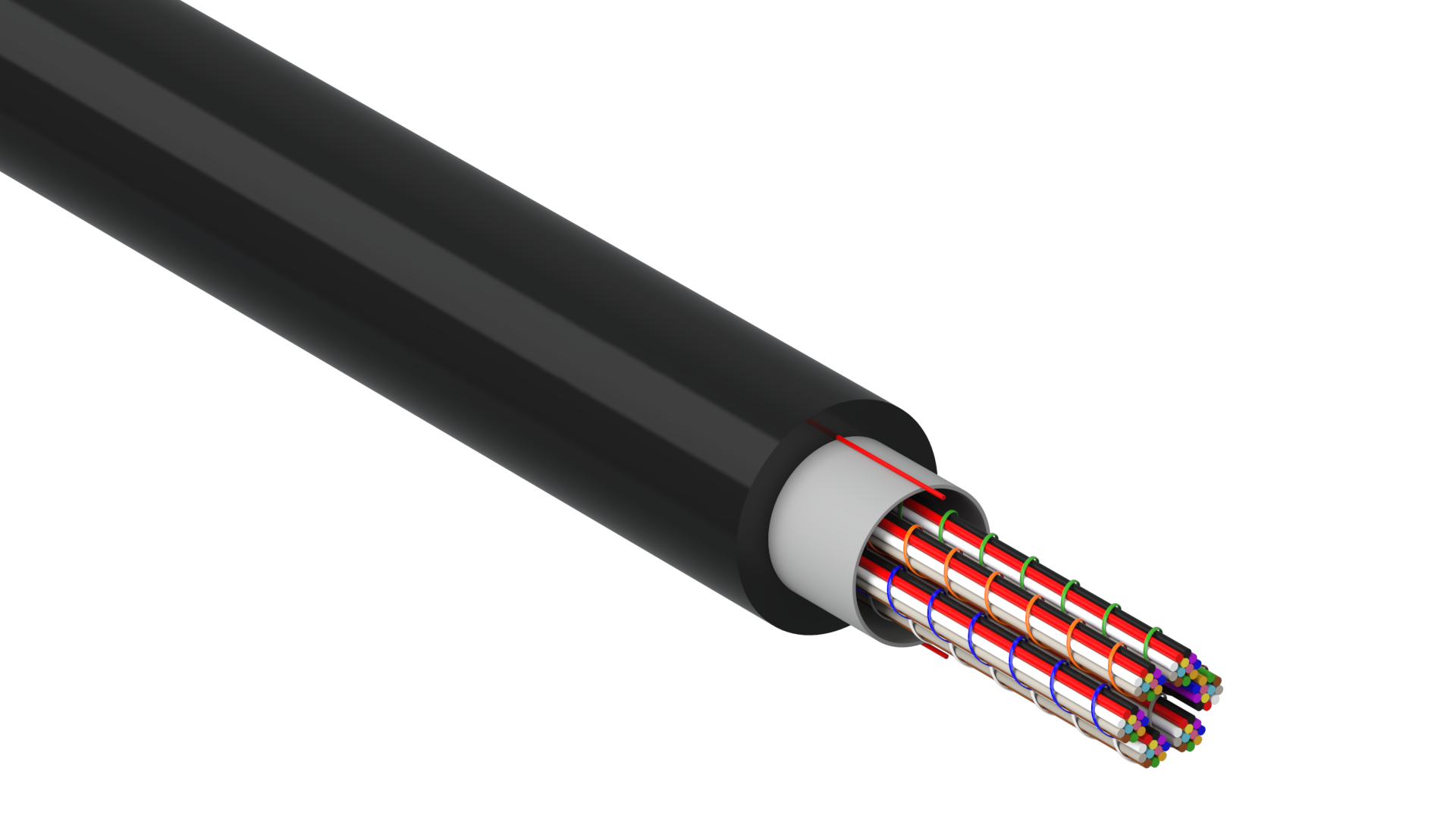 864F, IBR, Dielectric - Fiber Cables - Telecom Equipment