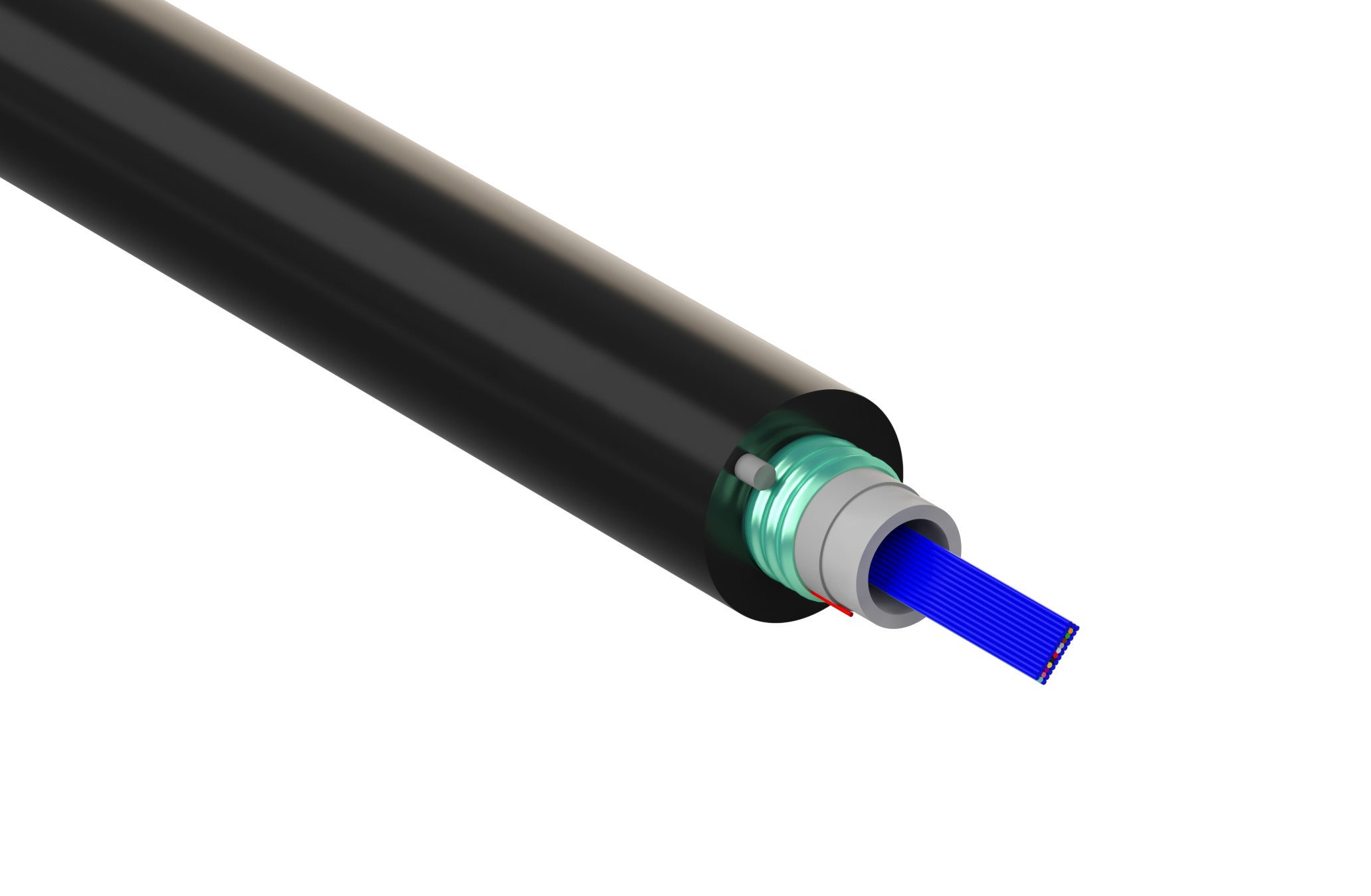 12F, Ribbon, Single Armor, Single Jacket - Fiber Cables - Telecom Equipment