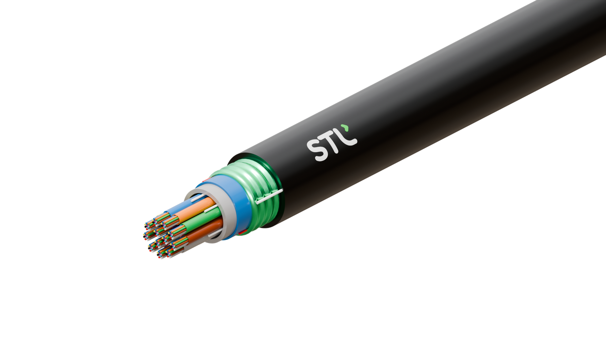 Intermittently Bonded Ribbon (IBR) Fiber Optic Cable, Armored | Celesta | STL